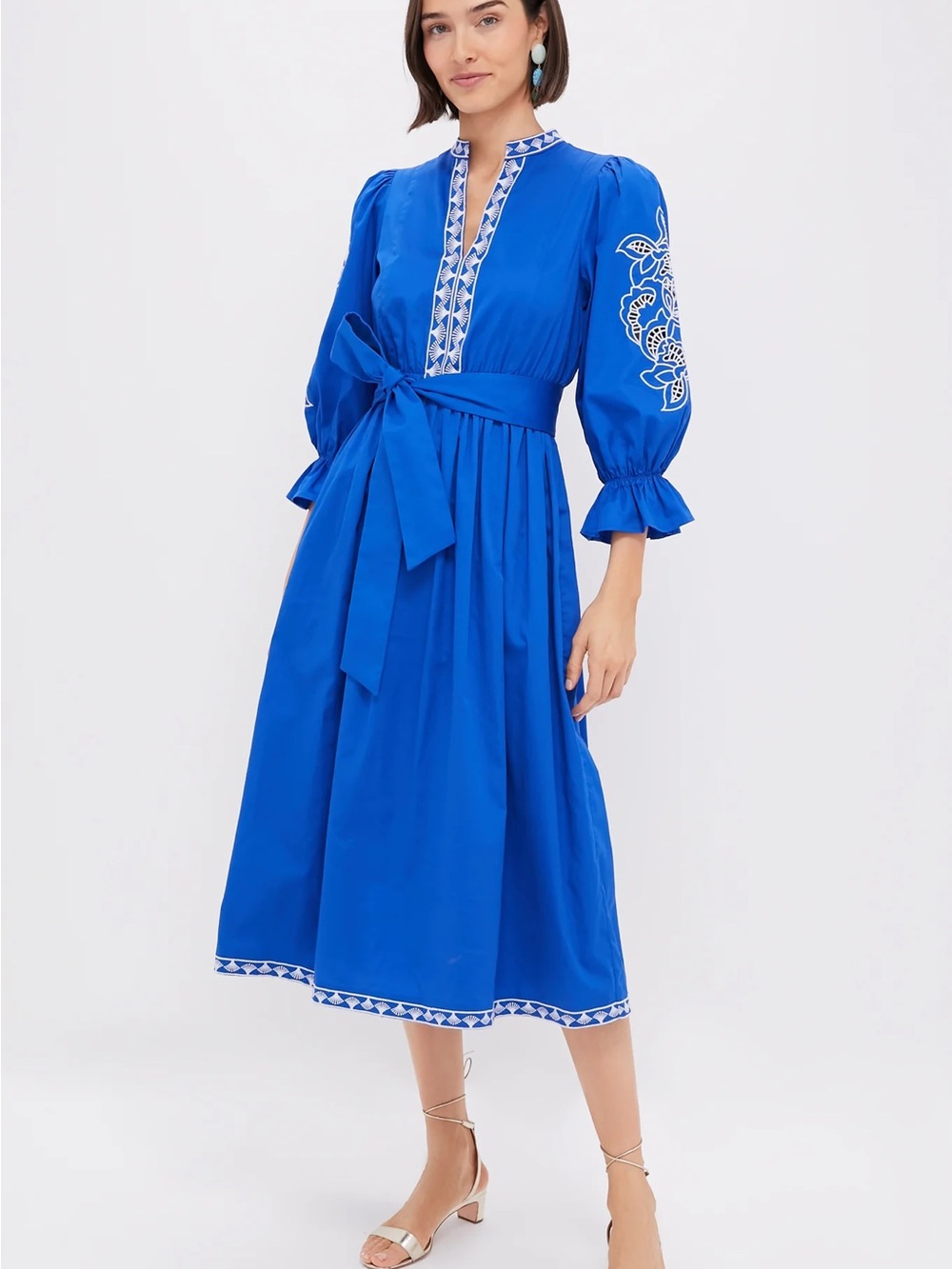 Hyacinth House Royal Blue Dowling Midi Dress